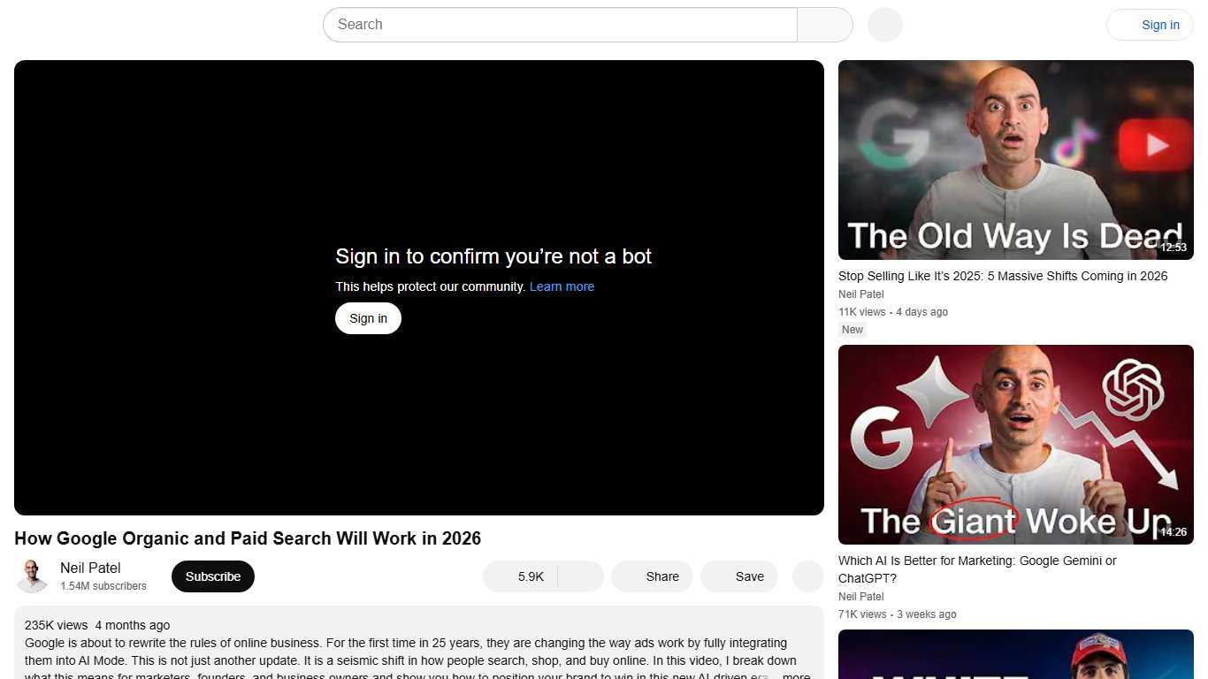 How Google Organic and Paid Search Will Work in 2026 - YouTube